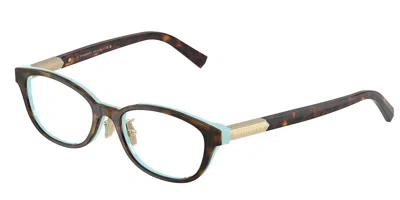 Tiffany & Co Tf2280d Vestibilità Orientale 8134 Occhiali Da Vista Tartarugatishell Per Donna (solo Montatura)