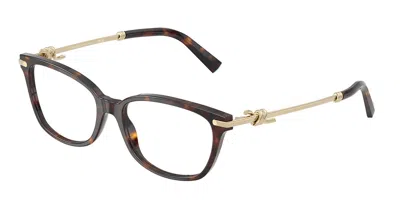 Tiffany & Co Tf2281 8015 Occhiali Da Vista Tartarugatishell Per Donna (solo Montatura) In Brown