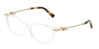 Tiffany & Co Tf2281 8047 Women's Glasses Clear Size 51 - Free Lenses - Blue Light Block Available In Transparent