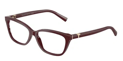 Tiffany & Co Tf2282 8389 Occhiali Da Vista Borgogna Per Donna (solo Montatura) In Burgundy