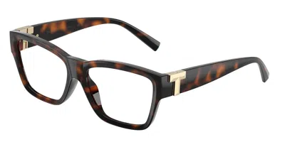 Tiffany & Co Tf2285u 8015 Women's Glasses Tortoiseshell Size 53 - Free Lenses - Blue Light Block Available In Brown