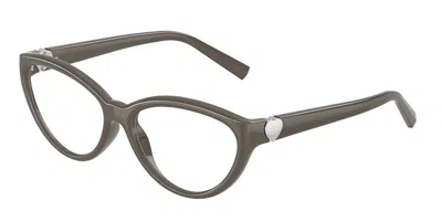 Tiffany & Co Tf2287u 8401 Women's Glasses Grey Size 53 - Free Lenses - Blue Light Block Available In Brown