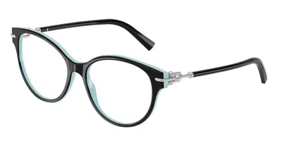 Tiffany & Co Tf2289f Asian Fit 8055 Women's Glasses Black Size 53 - Free Lenses - Blue Light Block Available In Green