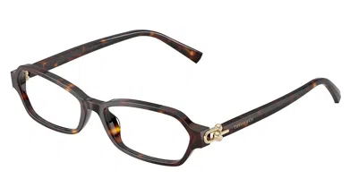 Tiffany & Co Tf2293u 8015 Women's Glasses Tortoiseshell Size 54 - Free Lenses - Blue Light Block Available In Brown