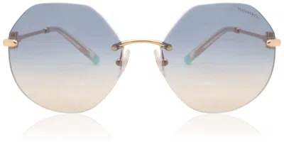 Tiffany & Co Tf3077 616016 Occhiali Da Sole Oro Per Donna In Gold