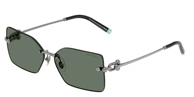 Tiffany & Co Tf3088 60033h Women's Sunglasses Gunmetal Size 59 In Gray
