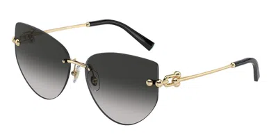 Tiffany & Co Tf3096 60213c Women's Sunglasses Gold Size 60