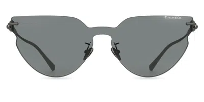 Tiffany & Co Tf3097td Vestibilità Orientale 6205s4 Occhiali Da Sole Neri Per Donna In Black