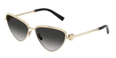 Tiffany & Co Tf3107kb 62203c Women's Sunglasses Gold Size 59 In Multi