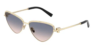 Tiffany & Co Tf3107kb 622116 Women's Sunglasses Gold Size 59 In Multi