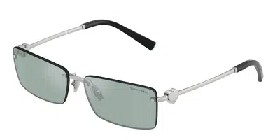 Tiffany & Co Tf3108b 62227c Men's Sunglasses Silver Size 60 In Gold