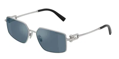 Tiffany & Co Tf3111 60011u Men's Sunglasses Silver Size 58