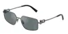 Tiffany & Co Metal Rectangular Tf3111 Sunglasses In Black