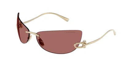 Tiffany & Co Tf3112k 622569 Women's Sunglasses Gold Size 72 In Blue