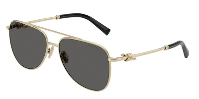Tiffany & Co Tf3116 6021s4 Occhiali Da Sole Oro Per Donna In Gold
