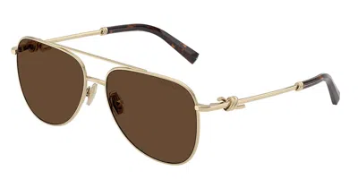 Tiffany & Co Tf3116 61933g Occhiali Da Sole Oro Per Donna In Gold