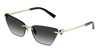 Tiffany & Co Tf3120 62413c Women's Sunglasses Gold Size 61 In Black