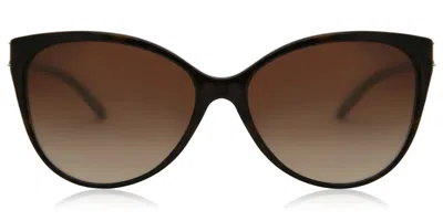 Tiffany & Co . Tf4089b Asian Fit 81343b Women's Sunglasses Tortoiseshell Size 58