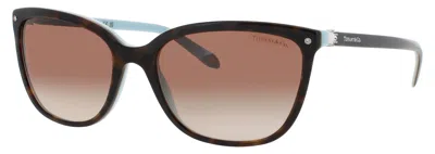 Tiffany & Co . Tf4105hb Acetate Sunglasses With Gradient Lenses, 55-17-140, Case Included In Black