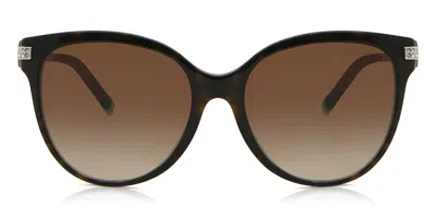 Tiffany & Co . Tf4193b Asian Fit 81343b Women's Sunglasses Blue Size 55 In Black