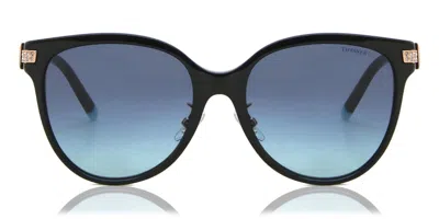 Tiffany & Co Tf4193bf Asian Fit 80019s Women's Sunglasses Black Size 55 In Blue
