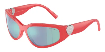 Tiffany & Co Tf4217 8370ma Women's Sunglasses Orange Size 59 In Red