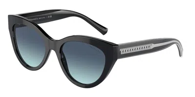 Tiffany & Co Tf4220 80019s Occhiali Da Sole Neri Per Donna In Black