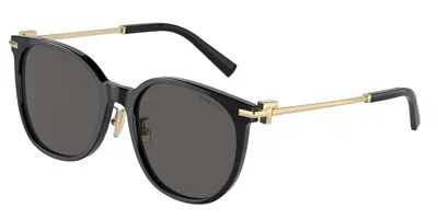 Tiffany & Co Tf4224d Asian Fit 8001s4 Women's Sunglasses Black Size 56 In Multi
