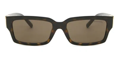Tiffany & Co Tf4226u 80153g Men's Sunglasses Tortoiseshell Size 56 In Brown