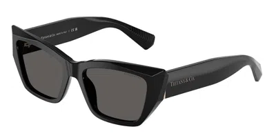 Tiffany & Co Tf4230 8001s4 Occhiali Da Sole Neri Per Donna In Black