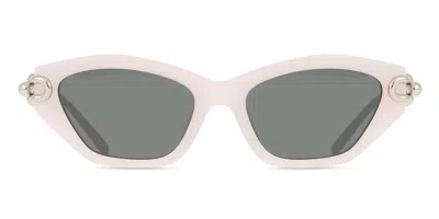Tiffany & Co Tf4231u 8437s4 Women's Sunglasses White Size 53 In Blue