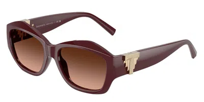 Tiffany & Co Tf4233u 83895m Women's Sunglasses Red Size 54 In Brown