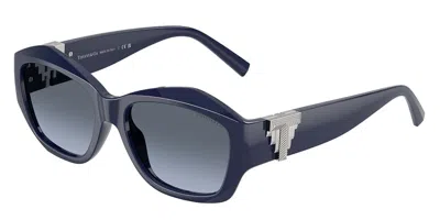 Tiffany & Co Tf4233u 83968f Women's Sunglasses Blue Size 54