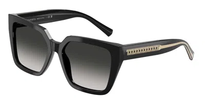 Tiffany & Co Tf4235 80013c Women's Sunglasses Black Size 55 In Neutral
