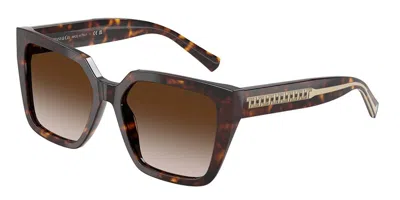 Tiffany & Co Tf4235 80153b Women's Sunglasses Tortoiseshell Size 55 In Brown