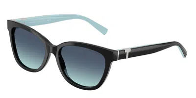 Tiffany & Co Tf4237bf Asian Fit 80019s Women's Sunglasses Black Size 55