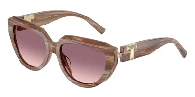 Tiffany & Co Tf4238u 84358d Occhiali Da Sole Marroni Per Donna In Brown