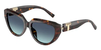 Tiffany & Co Tf4238u 84649s Occhiali Da Sole Tartarugatishell Per Donna In Brown