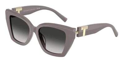 Tiffany & Co Tf4239u 84013c Occhiali Da Sole Marroni Per Donna In Gray