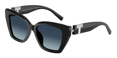 Tiffany & Co Tf4239u Polarized 83944u Occhiali Da Sole Neri Per Donna In Black