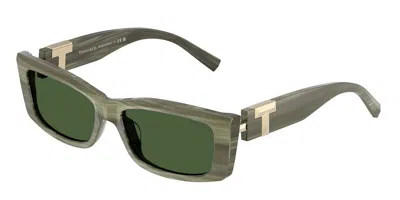 Tiffany & Co Tf4240u 843371 Occhiali Da Sole Verdi Per Donna In Green