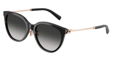 Tiffany & Co Tf4243d Vestibilità Orientale 80013c Occhiali Da Sole Neri Per Donna In Black