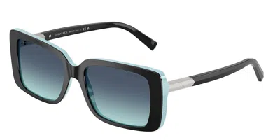 Tiffany & Co Tf4249f Asian Fit 80559s Women's Sunglasses Black Size 55