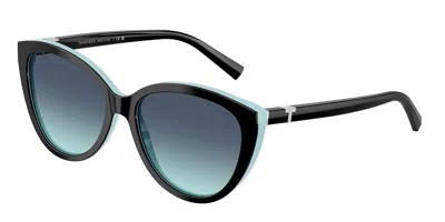 Tiffany & Co Tf4251 80559s Women's Sunglasses Black Size 56 In Multi