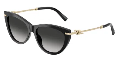 Tiffany & Co Tf4253f Asian Fit 80013c Women's Sunglasses Black Size 55
