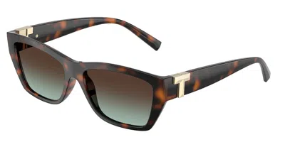 Tiffany & Co Tf4255u 80155d Men's Sunglasses Tortoiseshell Size 56 In Brown