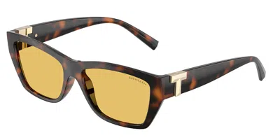 Tiffany & Co Tf4255u 845685 Men's Sunglasses Tortoiseshell Size 56 In Brown