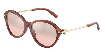 Tiffany & Co Tf4259 84407e Women's Sunglasses Tortoiseshell Size 56 In Pink