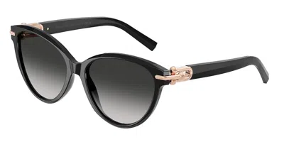 Tiffany & Co Tf4261f Asian Fit 80013c Women's Sunglasses Black Size 56