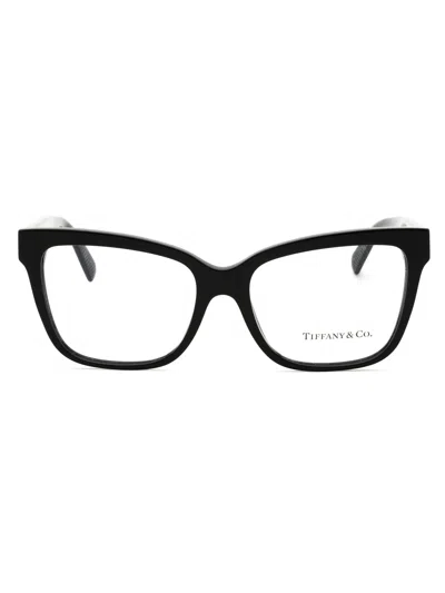 Tiffany & Co Tiffany 0tf2260 Eyeglasses In Black/clear Demo Lens